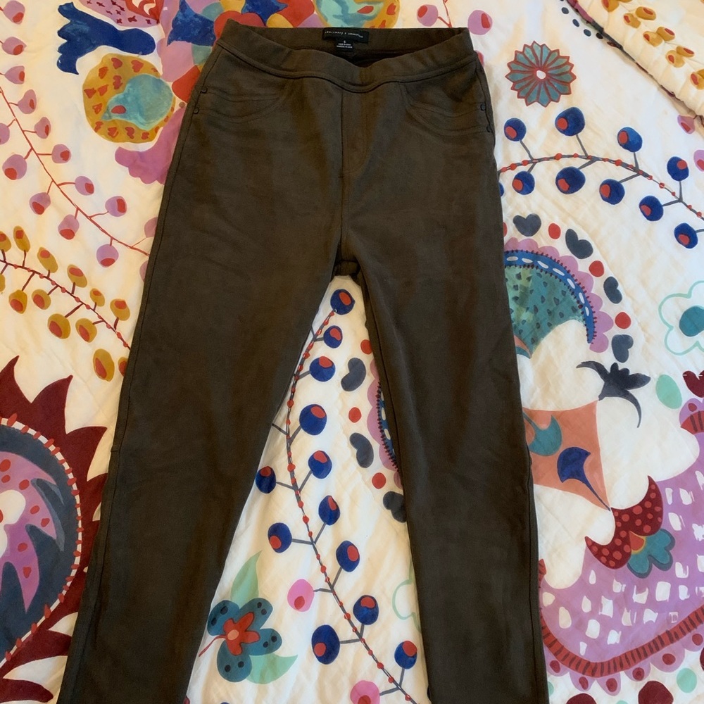 Skinny Legging - faux velvety